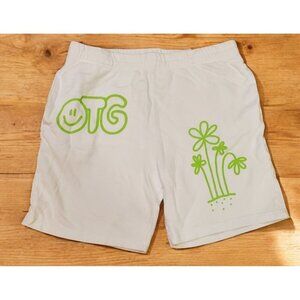 Off The Grid Dj John Summit Shorts Men's Sz Large White Green 34x7 What a Life